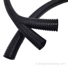 Panlabas na de -koryenteng dobleng split wire loom black conduit